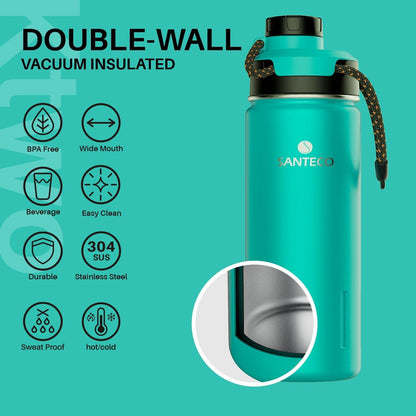 Isolierte Edelstahl-Trinkflasche 500ML 710ML Sport BPA-frei