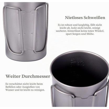 Titan Becher & Flasche Set 600ml + 1050ml Outdoor Camping