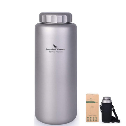 Titan Trinkflasche & Becher Set Outdoor Camping 1050ml