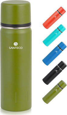 Isolierflasche Thermosflasche aus Edelstahl 1l 500ml Moosgrün