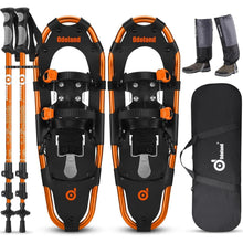 Schneeschuhe Set 4 IN 1 mit Stöcken & Gamaschen – Größe S (21 Inch)