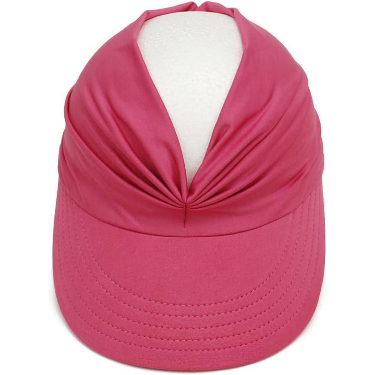 Damen Sonnenhut Visor – Rosenrot, UV-Schutz & Vielseitig