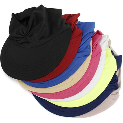 Damen Sonnenhut Visor – Rosenrot, UV-Schutz & Vielseitig