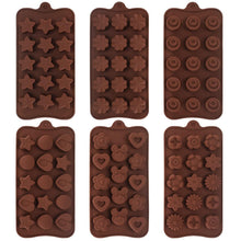 Silikon Pralinenformen Set – 6er Pack für Schokolade & Co.