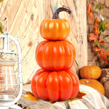 Künstliche Kürbisse Set für Herbstdekoration Halloweenfest