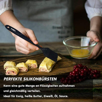 Walfos® Silikonpinsel Set 21cm, Lebensmittelqualität