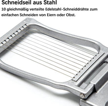 Profi Eierschneider Edelstahl Spülmaschinenfest Aluminium