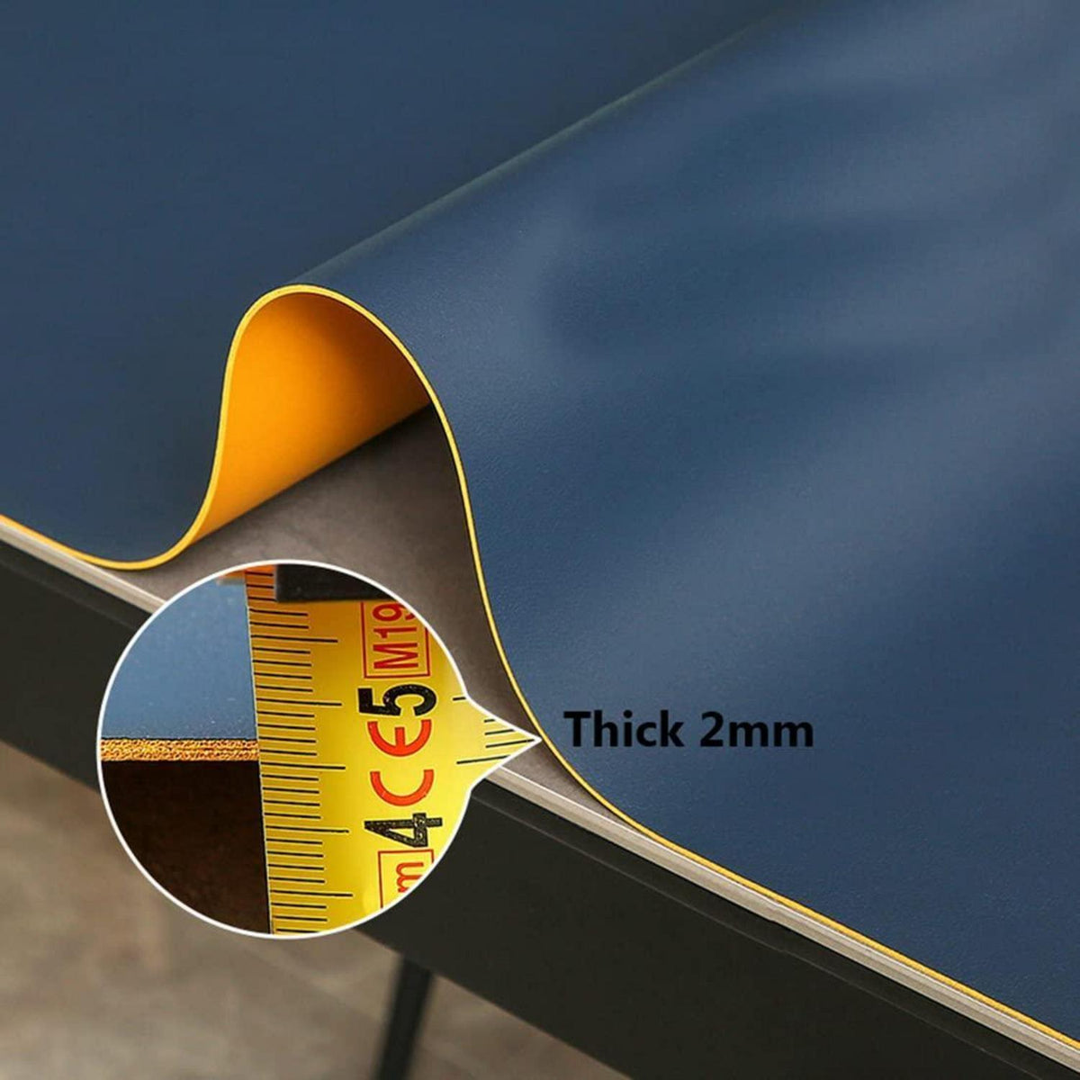 PU Tischdecke Wasserdicht Blaugrün 90x180cm Rechteck