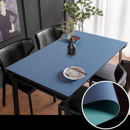 PU Tischdecke Wasserdicht Blaugrün 90x160 cm