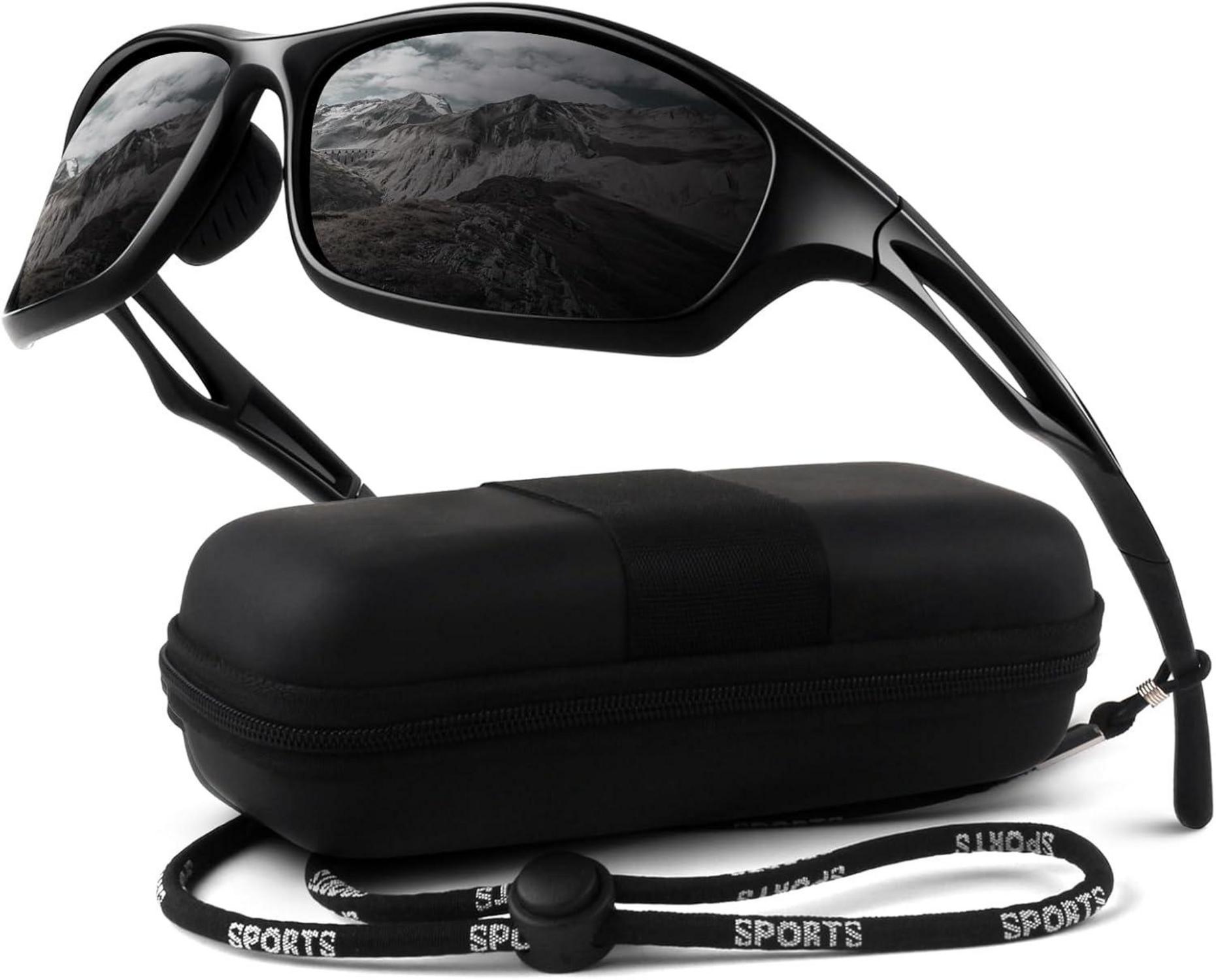 Polarisierte Sport-Sonnenbrille mit TR90-Rahmen UV400 Cat 3 CE