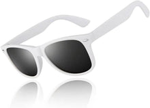 Polarisierte Sonnenbrille Retro Vintage Stil UV400 3CE Mattweißer