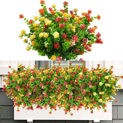Künstliche Blumen Balkon Kunstblumen wetterfest UV-beständig Outdoor