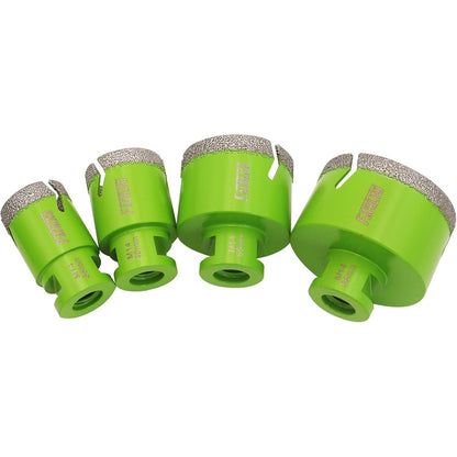 Diamantbohrkronen Set 35-68mm für Fliesen & Stein