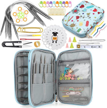 Rundstricknadeln Set mit Tasche & Zubehör 9 Stück 80 cm 2,5-10 mm