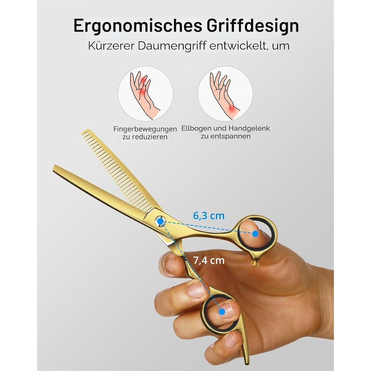 Professionelle Zahnschere aus Japanischem Edelstahl 16,5cm