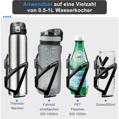 Toptrek Flaschenhalter Fahrrad Farbverlaufen Getränkehalter
