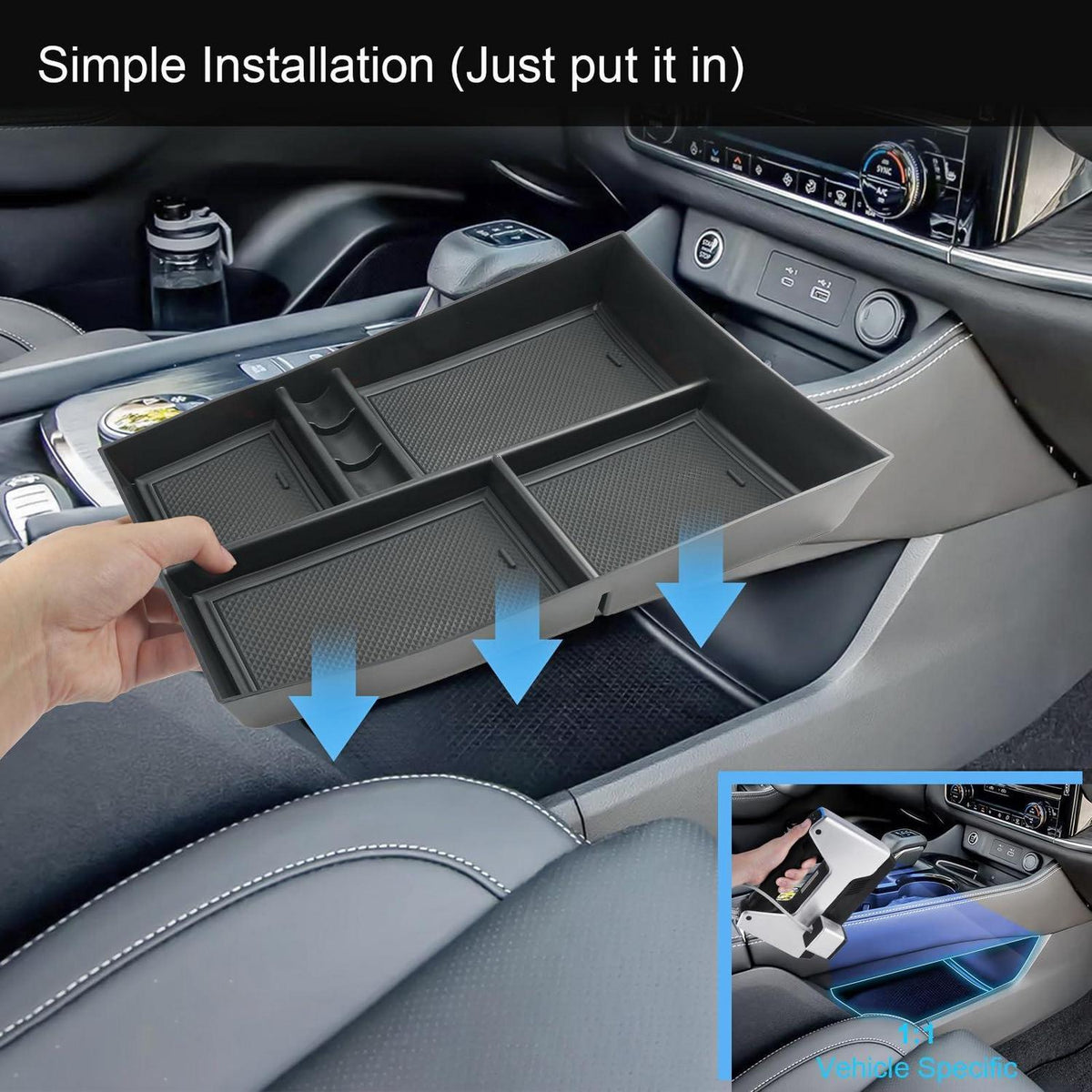 Mittelkonsolen-Organizer für Nissan Rogue 2021-2026