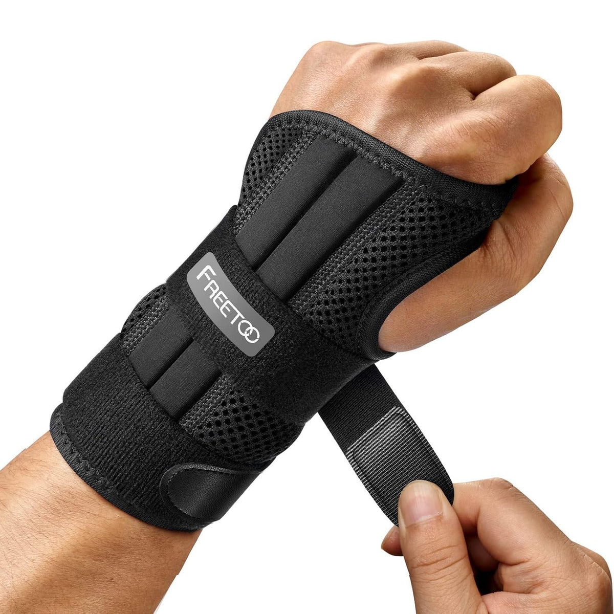 Handgelenk Bandage mit 3 Schienen für Arthritis & Sehnenentzündung