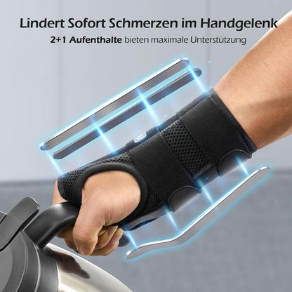 Handgelenk Bandage mit 3 Schienen für Arthritis und