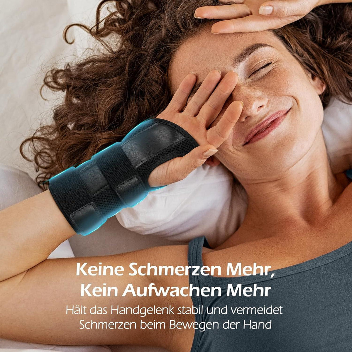 Handgelenk Bandage mit 3 Schienen für Arthritis & Sehnenentzündung