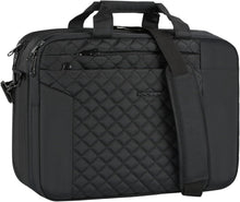 Große Laptoptasche Wasserdicht 17 Zoll für Frauen Männer Schwarz