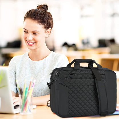 Laptoptasche 17 Zoll Damen Notebook Aktentasche Wasserabweisend
