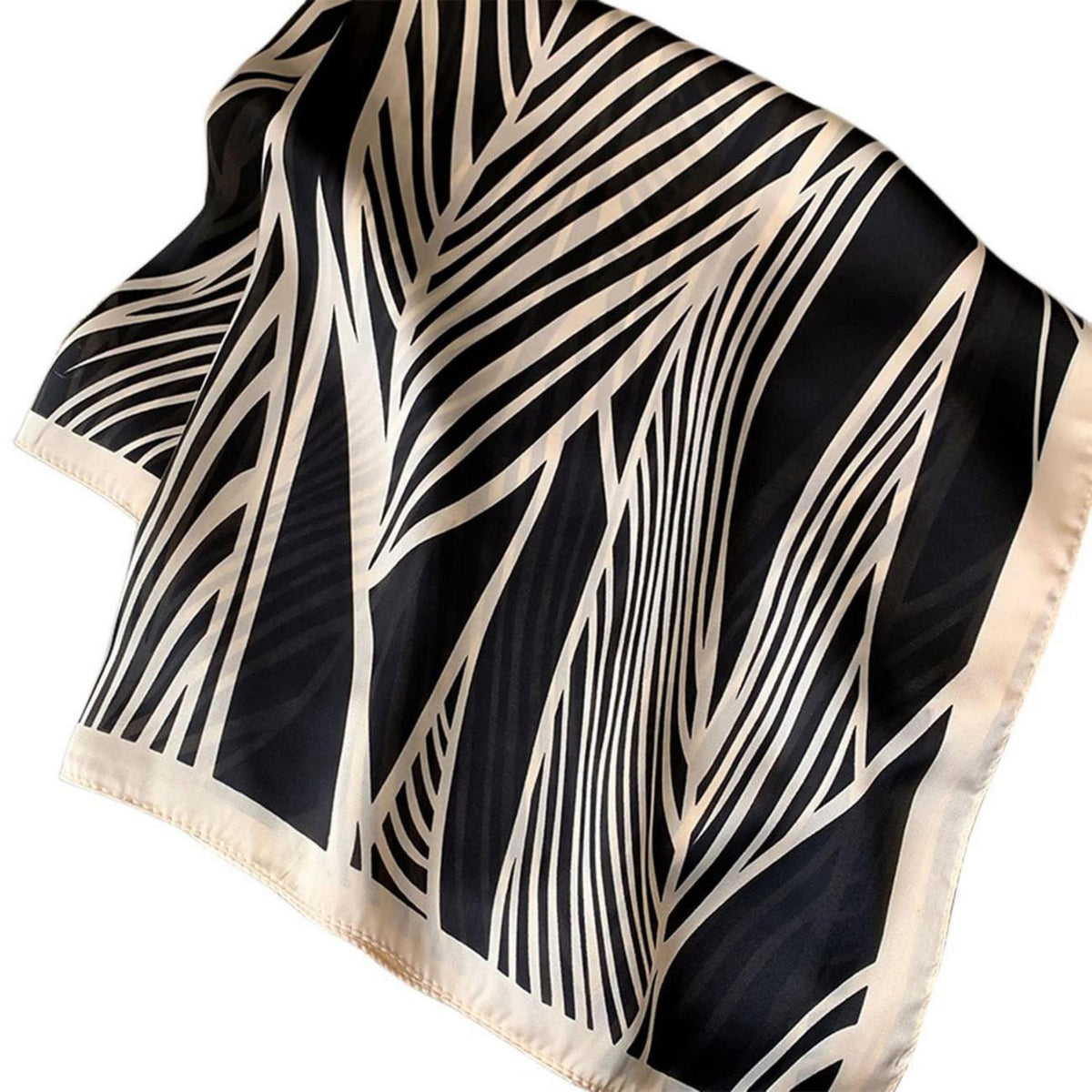 Satin Tuch 70x70 cm Damen Seidenoptik Halstuch Kopftuch Geschenk