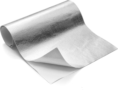 Aluminisierte Hitzeschutz selbstklebend 1093 °C Wärmehülse 30x100 cm