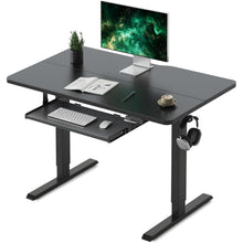 Elektrisch höhenverstellbarer Schreibtisch 100x60cm mit