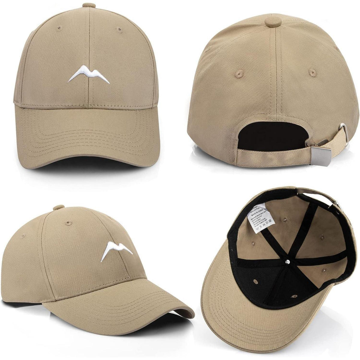 Baumwoll Baseball Cap Herren Damen Atmungsaktiv Verstellbar