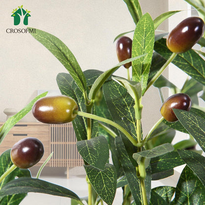 Künstlicher Olivenbaum 210cm Kunstpflanze Indoor Outdoor