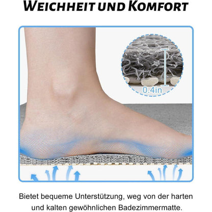 Rutschfeste Duschmatte 60x60 cm – Schnelltrocknend & Komfortabel
