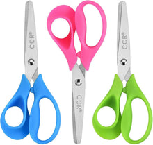 Linkshänder Kinder Sicherheitsschere aus Edelstahl 13 cm, 3er Set
