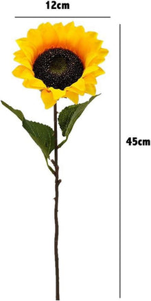 Künstliche Sonnenblumen 10 Stück 45cm lang Dekoration