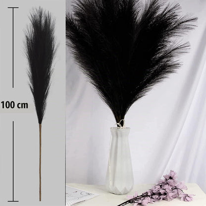 Künstliches Pampasgras 7er Set, 100cm Deko Blumen Hochzeit