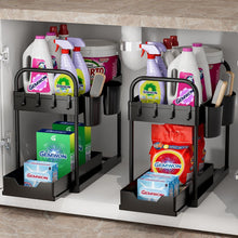 Unter Waschbecken Organizer mit 2 Etagen und Schublade