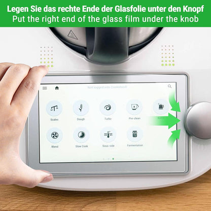 2x Displayschutz Siegvoll für Thermomix TM6 9H Panzerglasfolie