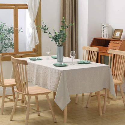 Leinen Tischdecke Rechteckig 140x250 cm – Natürliche Eleganz