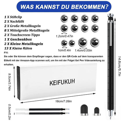 Fidget Gel Pen Geschenk für Männer Frauen - Lustiges