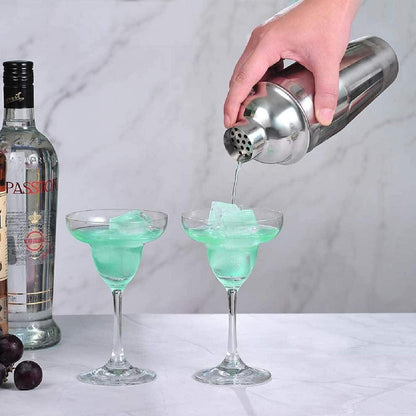 Edelstahl Cocktail Shaker Martini Mixer Set 750 ML mit Sieb