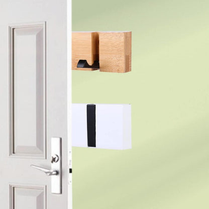 Klappbare Holz Hakenleiste Wandgarderobe 5 Haken Natur 42cm
