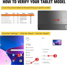 Schutzhülle für Lenovo Tab M10 10,1 Zoll - Ständer und Auto