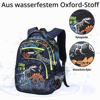 Kinderrucksack leuchtender Dinosaurier – Schulrucksack 1-7. Klasse