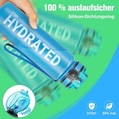 Sahara Sailor Trinkflasche 1L BPA-frei Tritan Sport