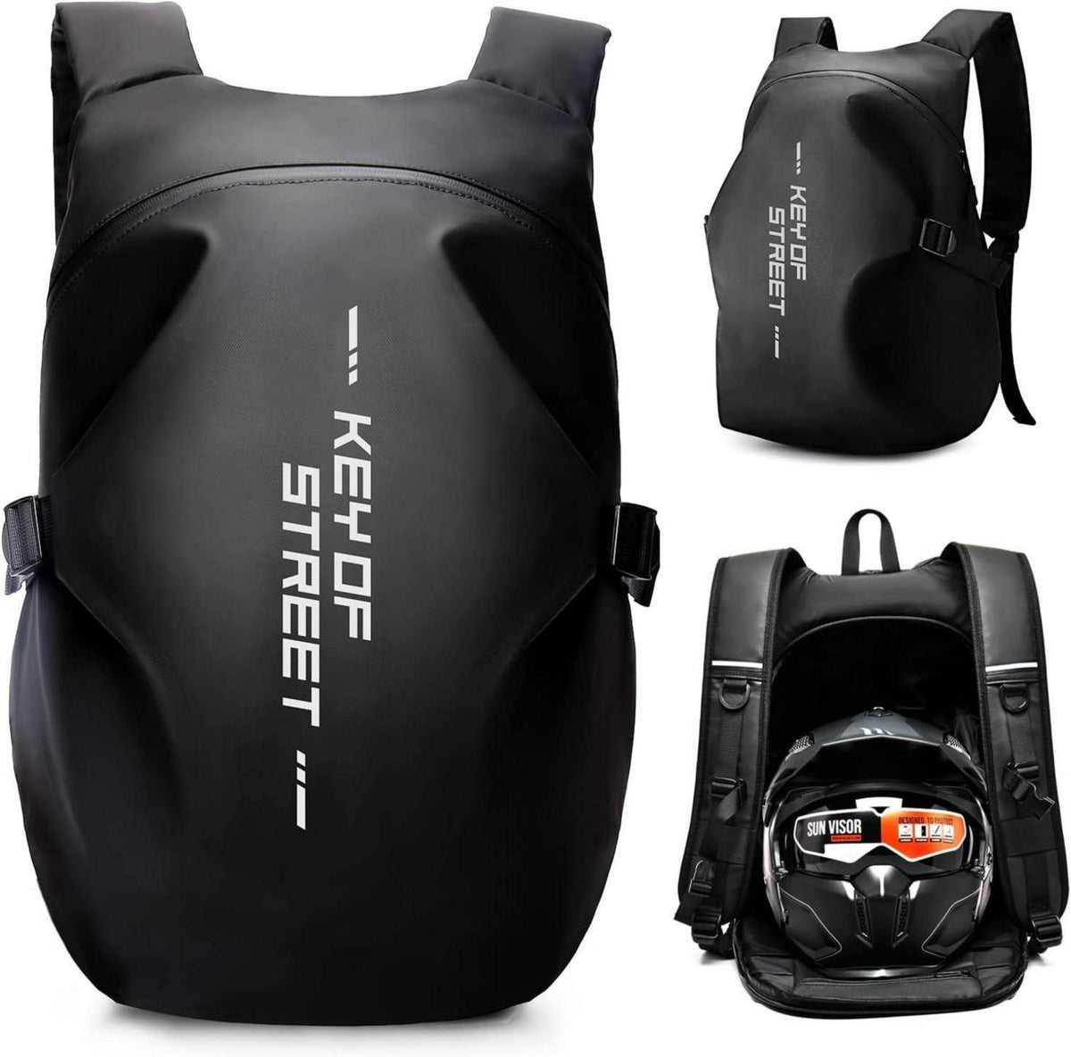 Motorradrucksack wasserdicht Helmrucksack Laptoptasche Rucksack