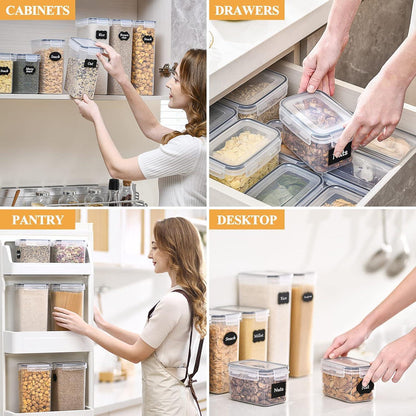 Vorratsdosen Set 1.6L Luftdicht 10er BPA frei Aufbewahrung Organizer