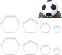8-teiliges Fußball Ausstecher Set für DIY Kuchen Dekoration