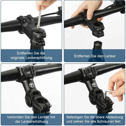 Toptrek Fahrradlenker Vorbau Aluminium 31.8mm*110mm