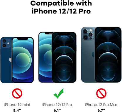Displayschutzfolie iPhone 12 Pro 6,1 Zoll Gehärtetes Glas 3 Stück