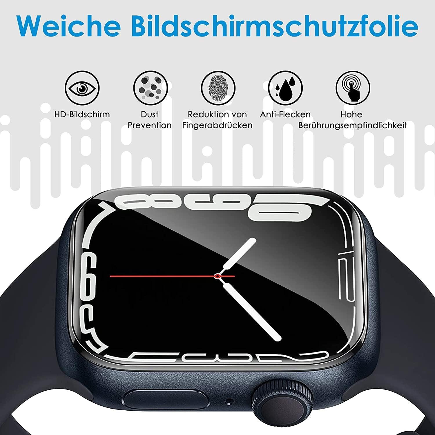 Schutzfolie für Apple Watch Series 40mm - 8 Stück, Flexibles